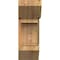 Ekena Millwork Imperial Slat Rough Sawn Bracket w/ Offset Brace, Western Red Cedar, 8"W x 18"D x 22"H BKT0806X18X22IMP06RWR - alternate 4